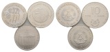 DDR; 5 Mark 1975, 10 Mark 1978 und 5 Mark 1971