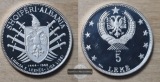 Albanien  5 Leke  1968  FM-Frankfurt KM#49 Feingewicht: 16,66g...