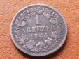 Kupfermünze Baden 1 Kreuzer 1864