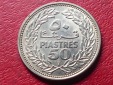 Silbermünze Libanon 50 Piaster 1952 „Zeder“