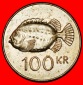 Ⰶ GROSSBRITANNIEN FISCH (1995-2011): ISLAND ★ 100 KRONER 2...