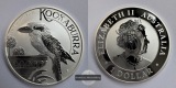 Australien 1 Dollar 2022 Kookaburra FM-Frankfurt UC#1369 Feins...