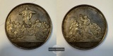 Religiöse Silbermedaille Taufet sie im Namen des Vaters... FM...