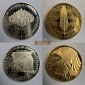 US Constitution Münzen Gold 5 Dollar u. Silber Dollar 1987 MM...