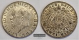 Deutsches Kaiserreich. Bayern, Ludwig III.  2 Mark 1914 D  FM-...