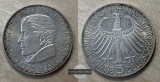 Deutschland 5 Mark, 1957 J Joseph Freiherr von Eichendorff   F...