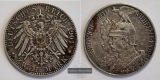 Deutsches Kaiserreich 2 Mark 1901 200 Jahre Königreich A FM-F...