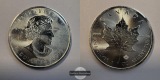 Kanada  5 Dollar 2016  Maple Leaf FM-Frankfurt KM#1601 Feinsil...