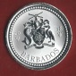Barbados 1 D. 2018 St in oK Koblenzer Münzen Studio Koblenz F...
