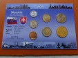 Kursmünzensatz Slowakei 2002 - 2007, 7 Münzen, Stempelglanz