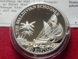 Silbermünze Malediven 250 Rufiyaa 1990 „Geschichte der Seef...