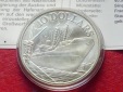 Silbermünze Singapur 10 Dollars 1977 „Frachtschiff“, 31,1...