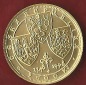 Tschechien 2500 KC 1998 ST 1/4 Oz Gold Karl IV RRR Koblenzer M...