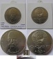 1990, UdSSR, 1-Rubel-Gedenkmünze: J. Rainis (gebogene Stütze...