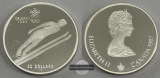 Kanada - 20 Dollar  1987 Olympia 1988 Calgary Ski-Springen  FM...