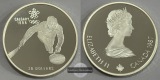 Kanada-20 Dollar  1985 Olympia 1988 Calgary Curling  FM-Frankf...