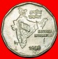 Ⰶ KARTE (1992-2004):INDIEN★2 RUPIEN 1998 KREISFLÄCHE UNGE...