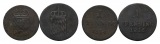 Altdeutschland; Bayern; 2 Kleinmünzen 1834 / 1816
