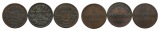 Altdeutschland; Bayern; 3 Kleinmünzen 1851 / 1858 /1849