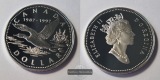 Kanada 1997 1 Dollar Loonie Dollar FM-Frankfurt Feinsilber: 23...