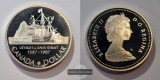 Kanada 1987 Silver Dollar FM-Frankfurt Feinsilber: 11,66g