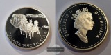 Kanada 1992 Silver Dollar FM-Frankfurt Feinsilber: 23,28g
