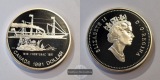 Kanada 1991 Silver Dollar FM-Frankfurt Feinsilber: 11,66g