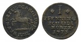 Altdeutschland; Braunschweig; Kleinmünze 1773