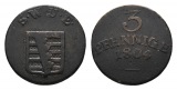Altdeutschland; Sachsen; Kleinmünze 1804