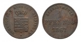 Altdeutschland; Sachsen; Kleinmünze 1867