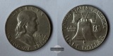 USA  Half Dollar  1954 Franklin KM#199 FM-Frankfurt Feinsilber...