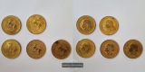 Westfalen Notgeld 10000 Mark  1923 LOT (5 Münzen) FM-Frankfurt