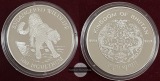 Bhutan  300 Ngultrums (Schnee Leopard) 1991  FM-Frankfurt  Fei...