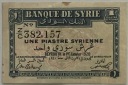 SYRIEN - 1 PIASTRE 01/01/1920