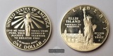 USA, 1 Dollar 1986 Freiheitsstatue FM-Frankfurt Feinsilber: 24...