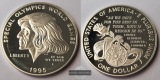 USA  1 Dollar 1995 P   FM-Frankfurt  Feingewicht: 24,06g  Silber