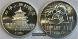 China  10 Yuan 1989  Panda   FM-Frankfurt KM#A221 Feinsilber: ...