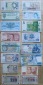 Westeuropa: Lot aus 16 verschiedenen Banknoten, alle kassenfrisch