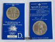 USA 1 Dollar Denver - 1984 XXIII Olympia FM-Frankfurt  Feinsil...