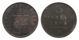 Altdeutschland; Kleinmünze 1867