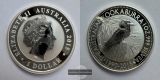 Australien 1 Dollar 2015  Kookaburra  FM-Frankfurt KM#3086 Fei...