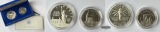 USA US Liberty Coins 1986 KM#212-KM#214 FM-Frankfurt Feinsilbe...