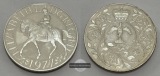 Jersey - 25 Pence 1977  FM-Frankfurt  Feingewicht: 26,16g  Sil...