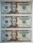 USA 3x 20 Dollar 2013 Jackson mit fortlaufender Nummer als Sam...