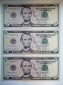 USA 3x 5 Dollar 2013 Lincoln mit fortlaufender Nummer als Samm...