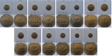 1940 – UdSSR – ein Set mit 7 Münzen (von 1 Kopeke bis 20 ...