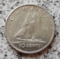 Canada 10 Cents 1968, Silberversion