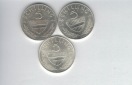 5 Schilling 1964 1966 1968 3 Stk. silber á 3,32 fein Österre...