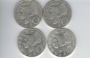 10 Schilling 1957 1958 1959 1965 Ag silber á 4,8g fein Öster...