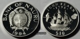 Nauru - 10 Dollar  1994 John Fearn KM#7  FM-Frankfurt    Feins...